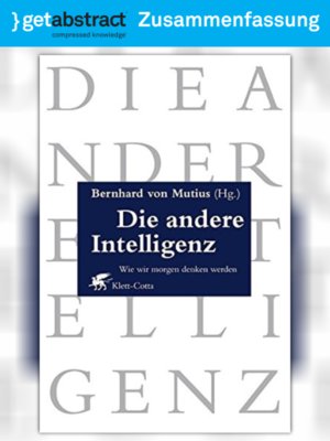 cover image of Die andere Intelligenz (Zusammenfassung)